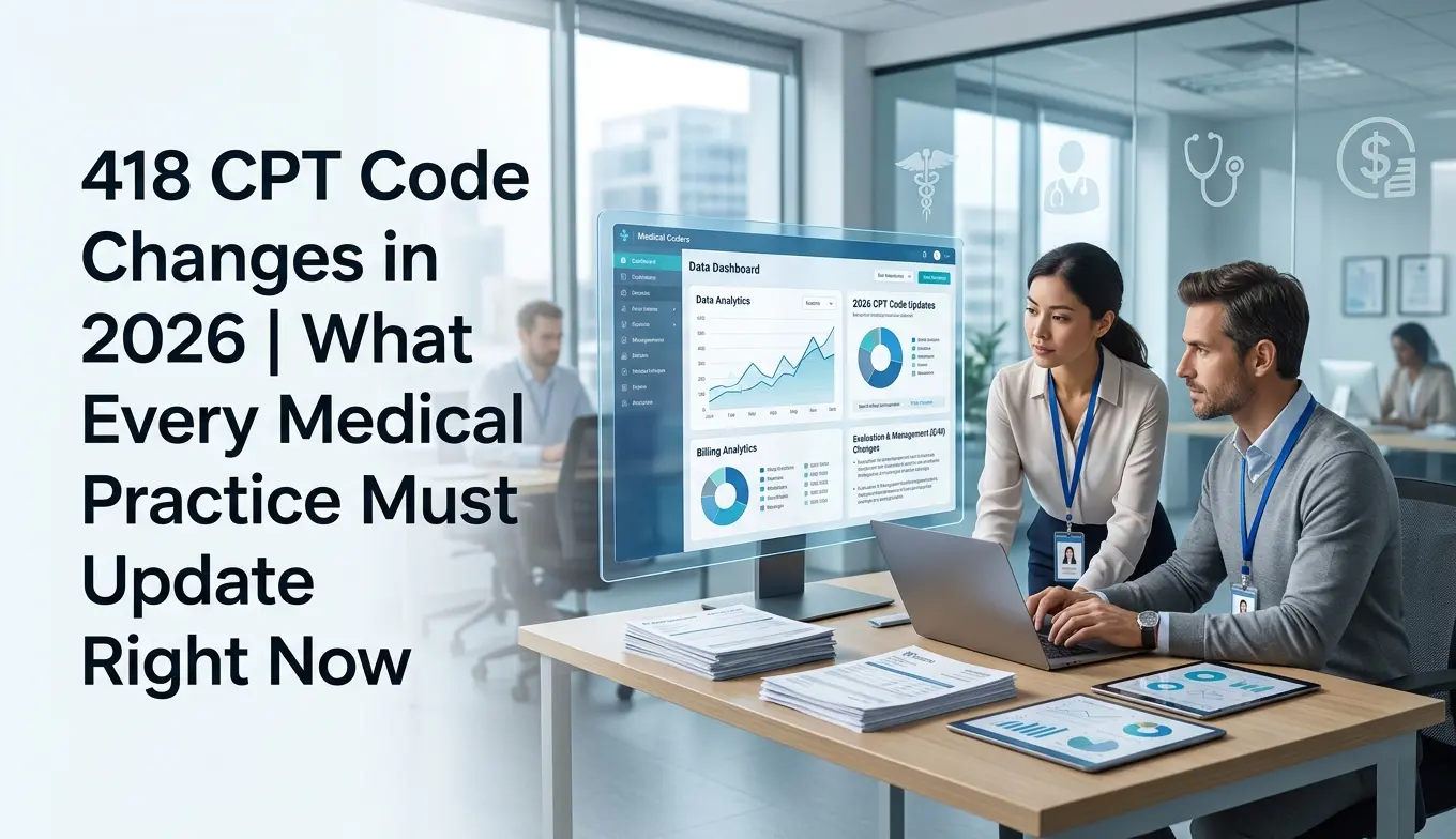 418 CPT Code Changes in 2026 What Every Medical Practice Must Update Right Now