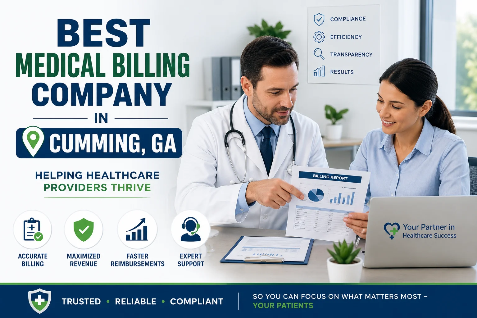 Best medical billing company in Cumming GA helping healthcare providers