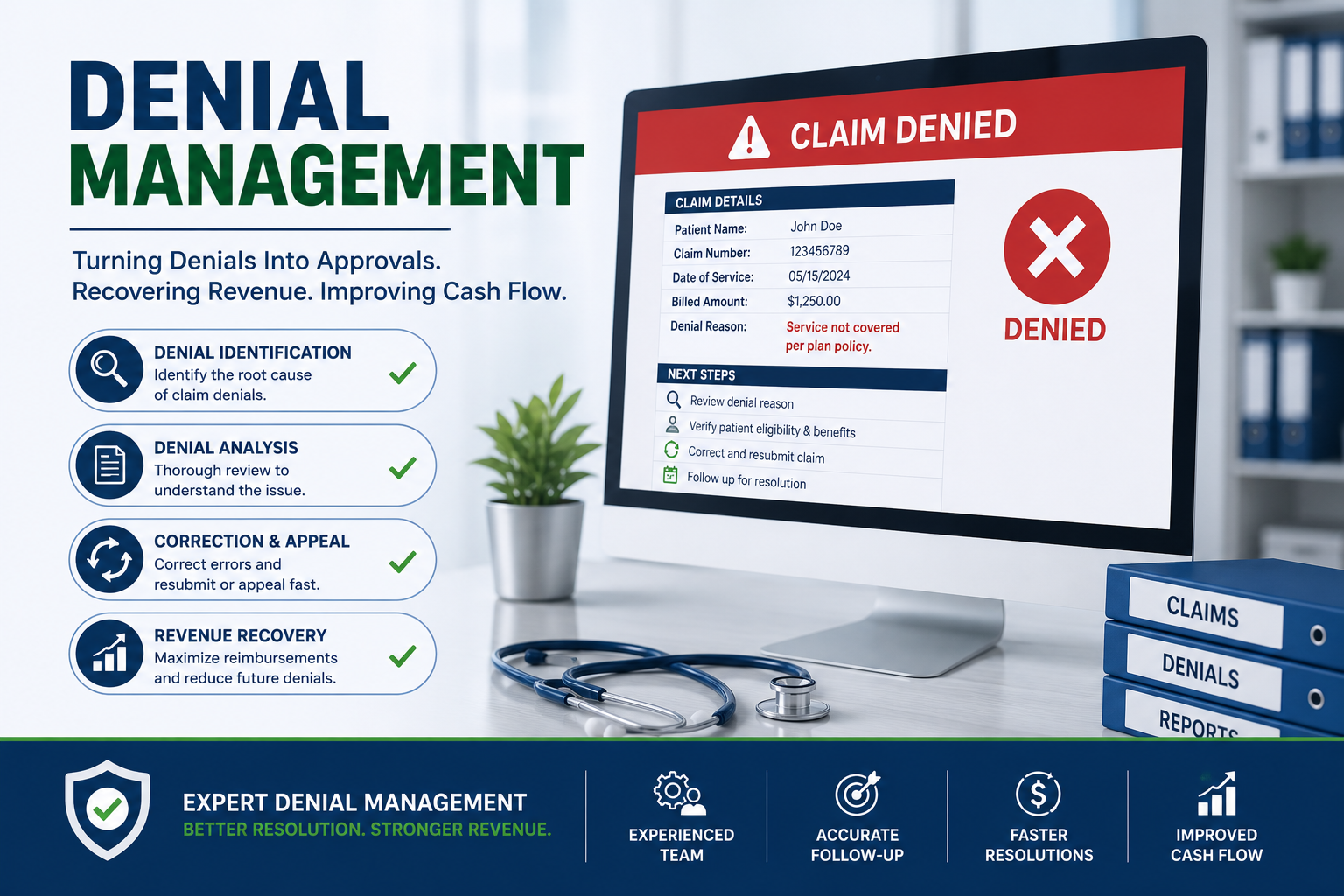 Denial management services for medical practices in Georgia