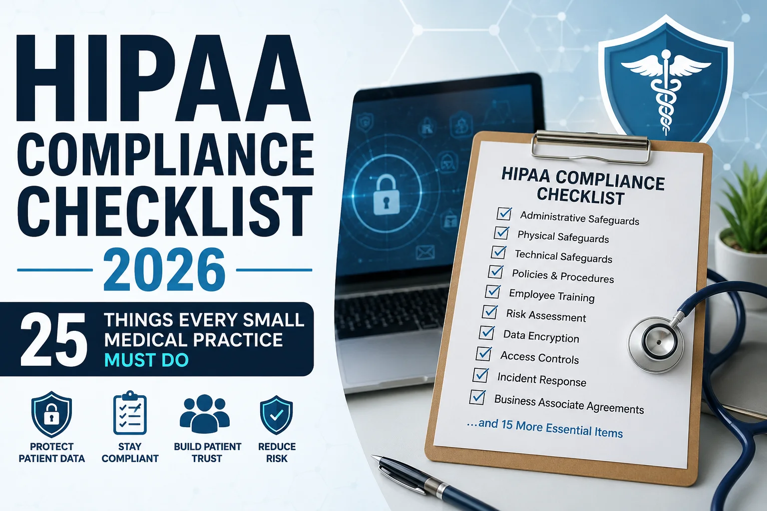 HIPAA Compliance Checklist 2026 25 Things Every Small Medical Practice Must Do
