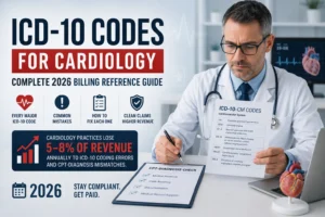ICD-10 codes for cardiology 2026 billing reference guide common mistakes
