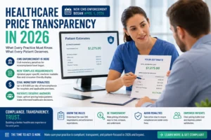 healthcare price transparency 2026 CMS compliance guide practices patients