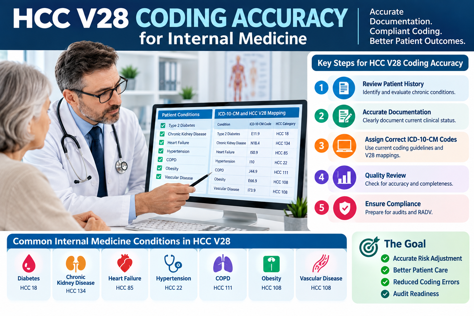 Common HCC V28 Coding Errors