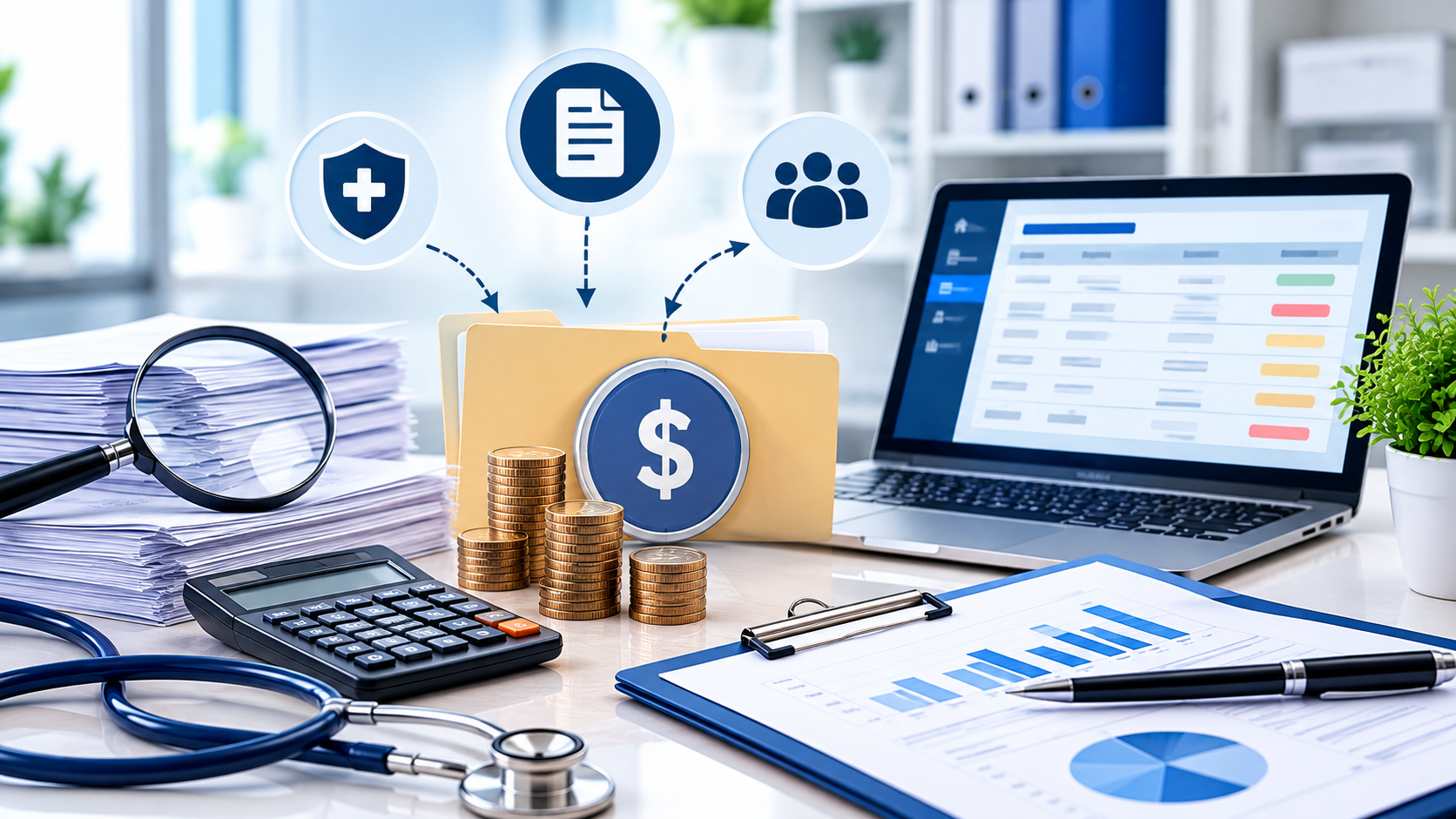 Medical billing payment reconciliation and unapplied cash review
