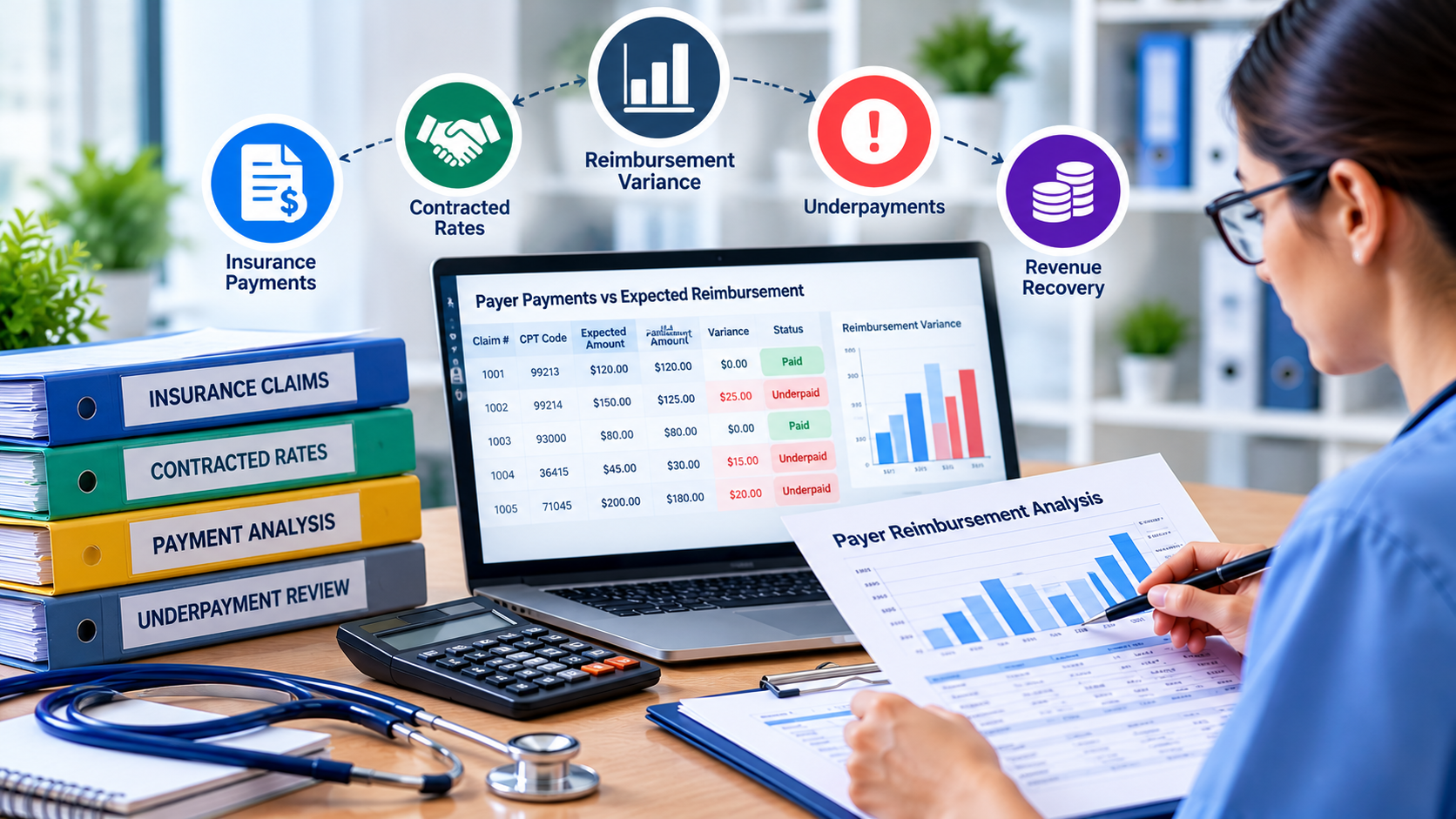 payer reimbursement variance