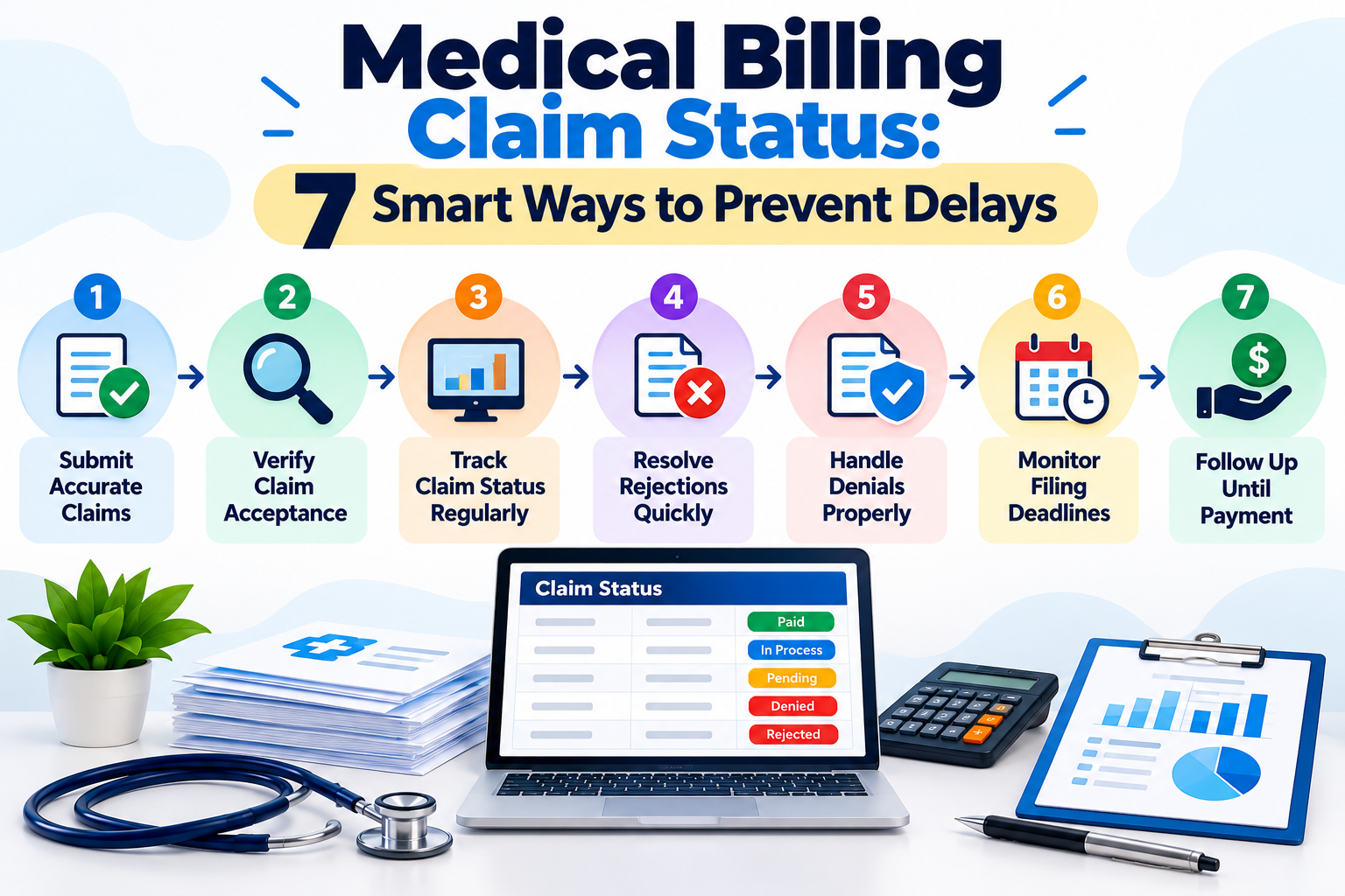 Medical billing claim review and reimbursement process