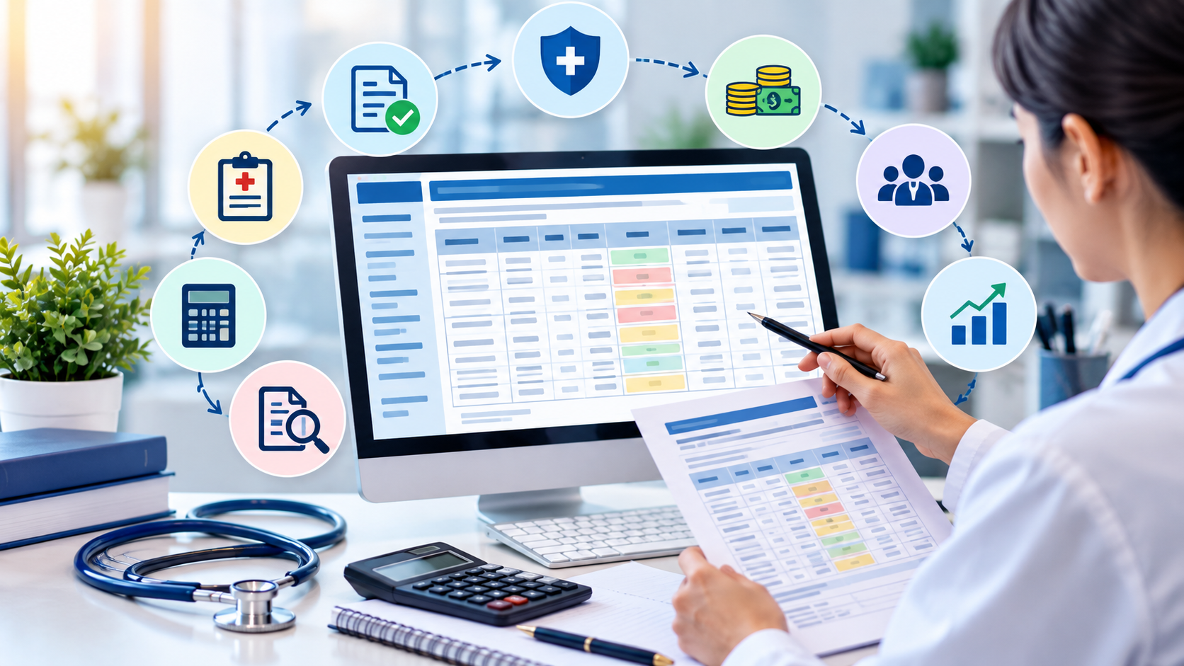 Medical billing ERA payment posting and claims review