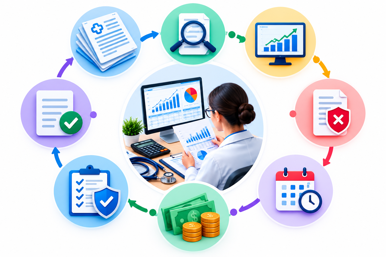 Insurance claim tracking and payment analysis