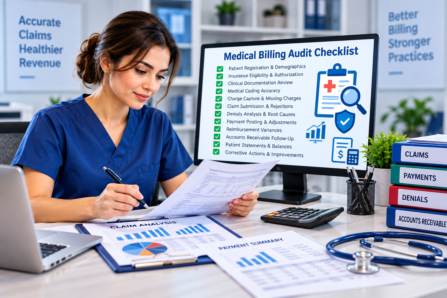 Medical billing audit checklist for accurate claim review